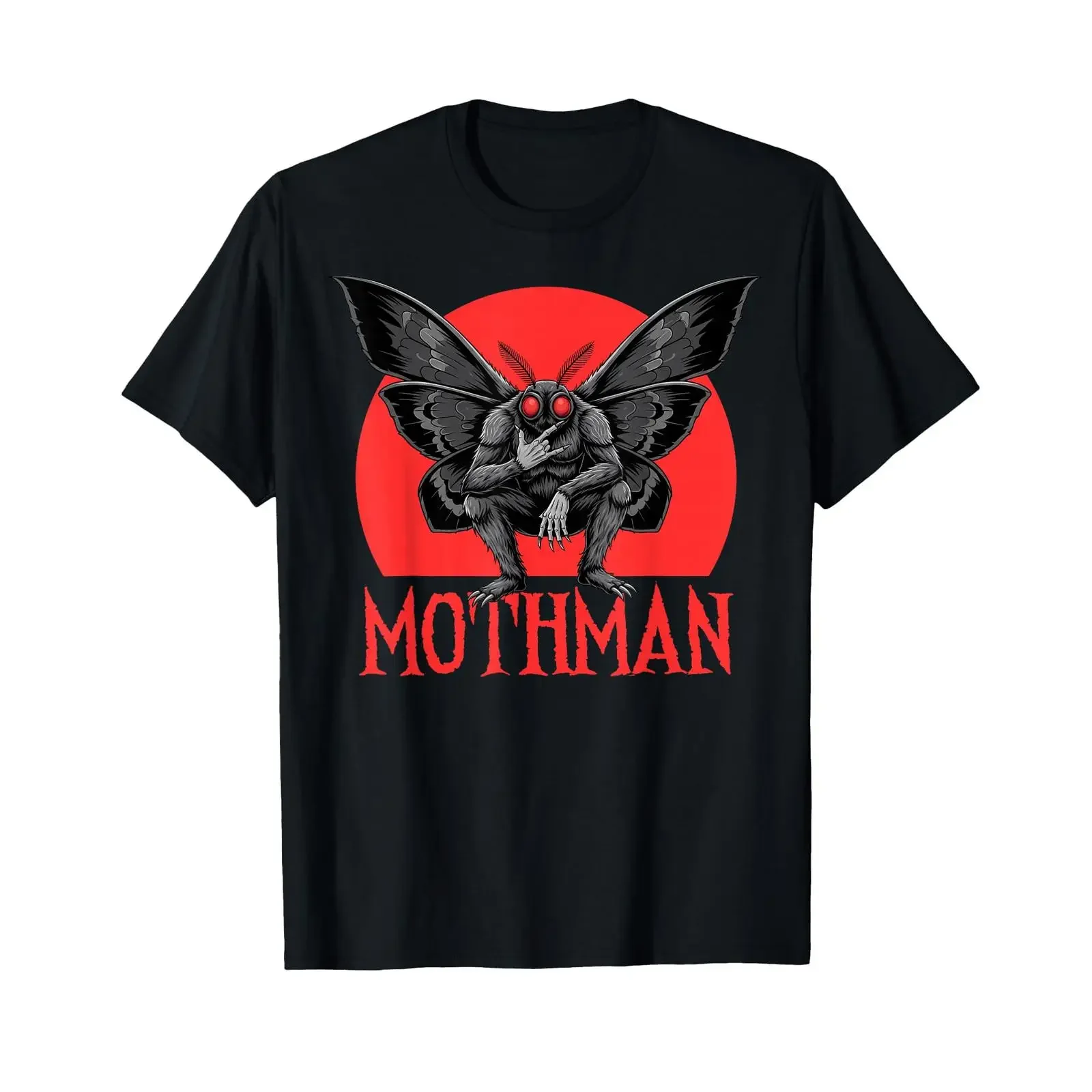 Funny Mothman Rock Music Cryptid T Shirt vintage Washed Versatile Soft Breathable Casual fashion Slightly Stylish
