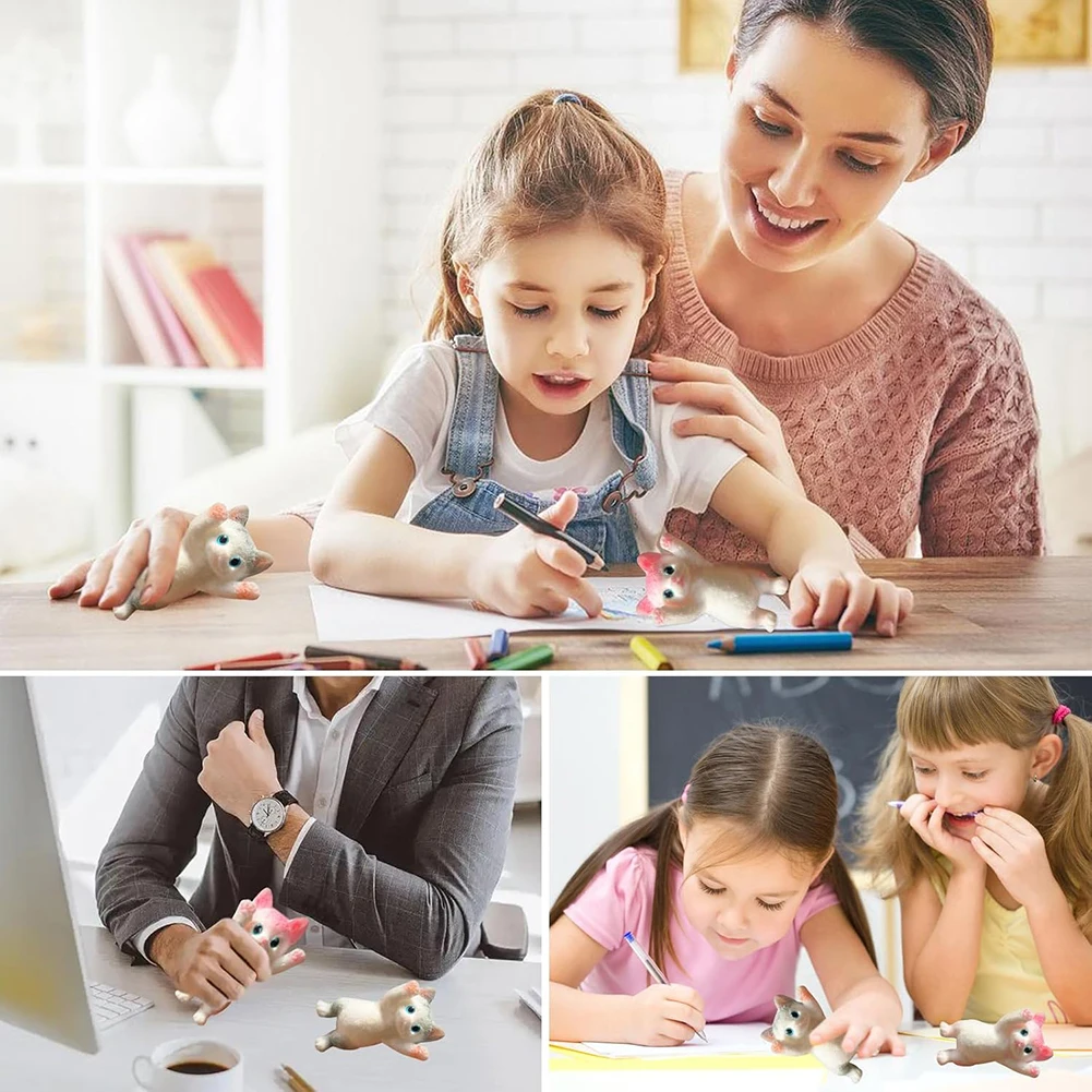 Zabawka antystresowa w kształcie kota, kreskówkowa zabawka do ściskania, zabawka do ściskania w dłoni, zabawna zabawka antystresowa dla kota, zabawka dekompresyjna dla kotów, zabawka antystresowa dla nastolatków i studentów.