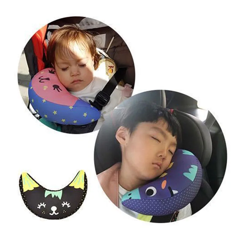 Children Auto Car Seat Headrest Pad Shoulder Support Cushion Cotton Soft Sleep Pillow High Quality Car Neck Pillow 1 Pc