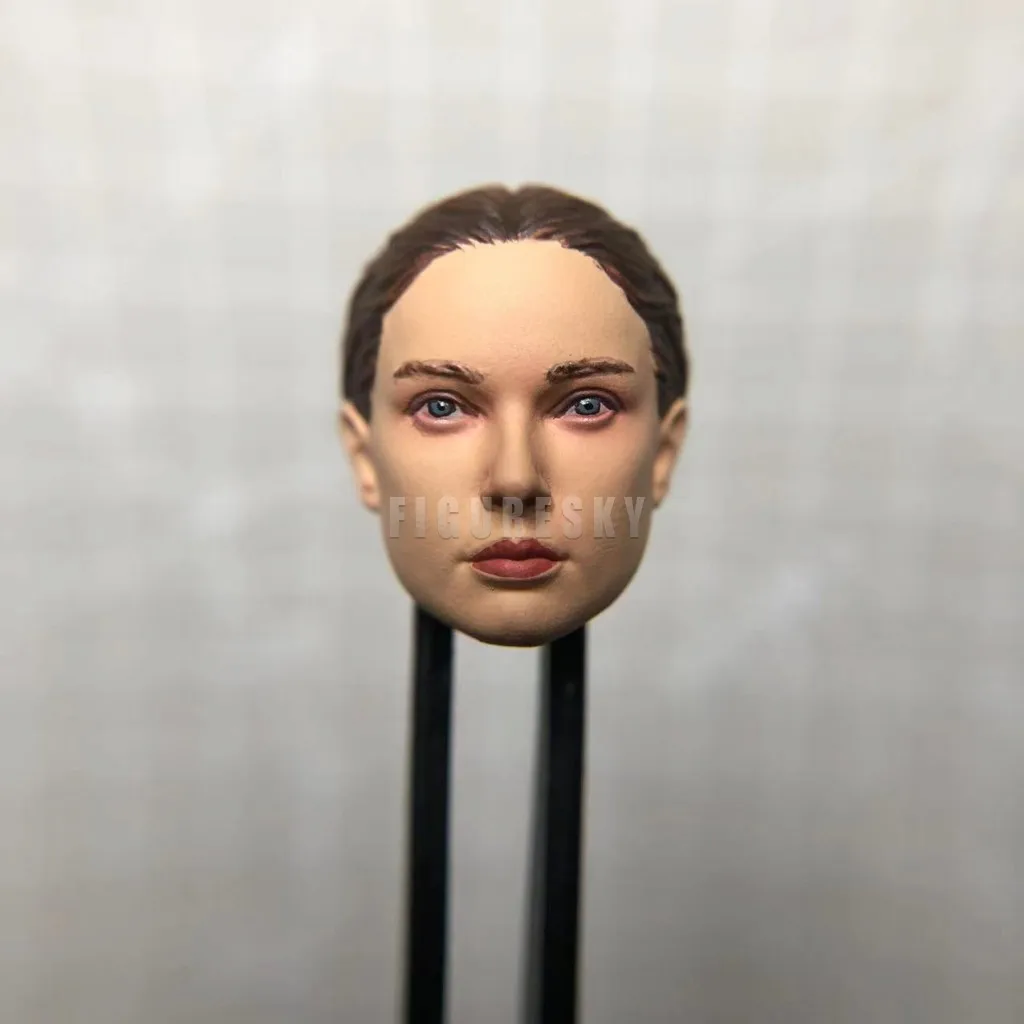 HL1107 Customized 1/18 1/12 1/10 Scale Natalie Painted Head Sculpt for 3.75