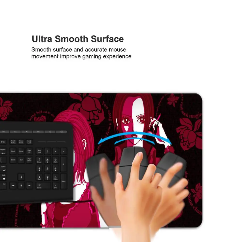 Nana Osaki Mouse Pad Desk Mat Keyboard Gaming Mats Pc Gamer Accessories Computer and Office Mousepad Xxl Deskmat Deskpad Playmat