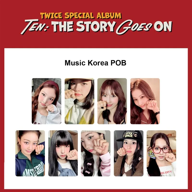 Album commémoratif spécial du 10e anniversaire des TWICE, photocartes exclusives en édition limitée, mini-cartes de collection, cadeau pour les fans