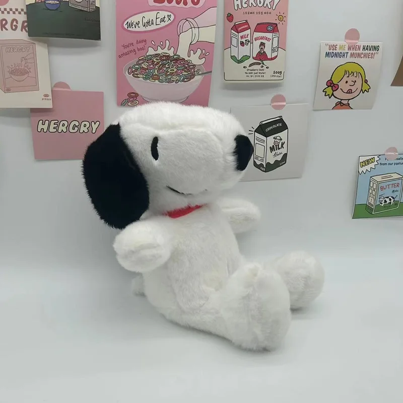 @-@ 30 cm Cartoon Cute Snoopy Peluche Cuscino Divano Schienale Peluche Regali per bambini Regalo di compleanno