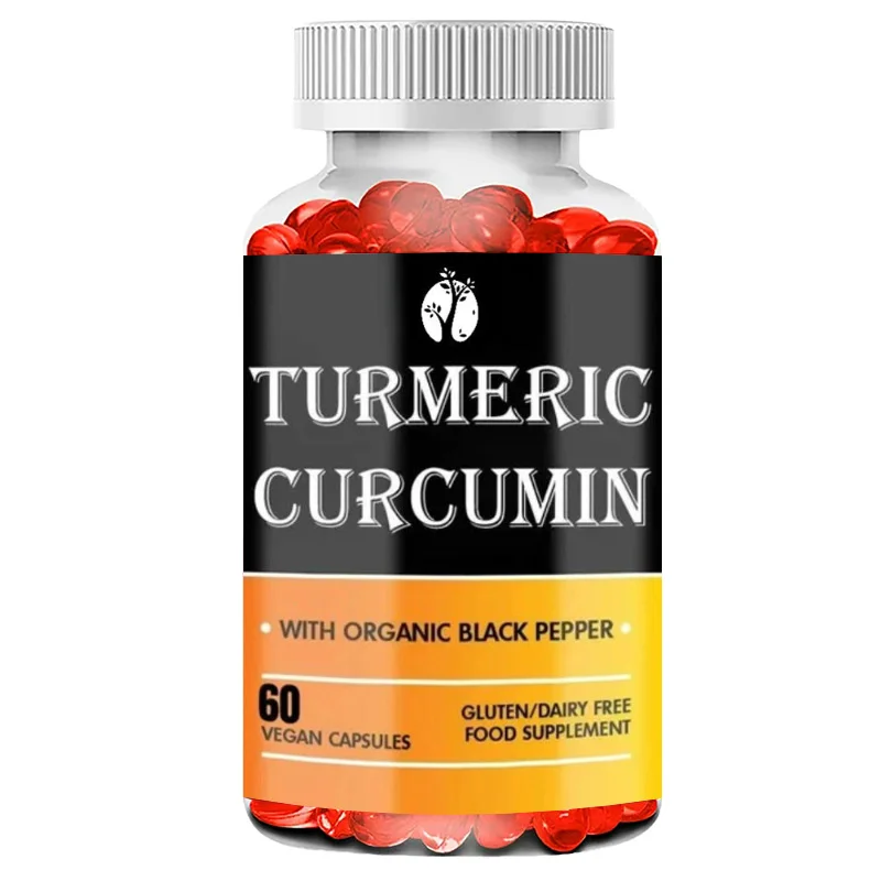 Organic Curcumin 600mg Organic Black Pepper, Efficient Antioxidant and Absorbent | Organic Supplement
