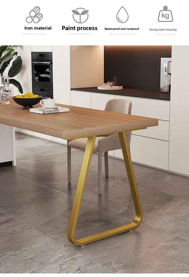 Wrought iron table legs bracket Metal table legs Desk bar feet Support legs