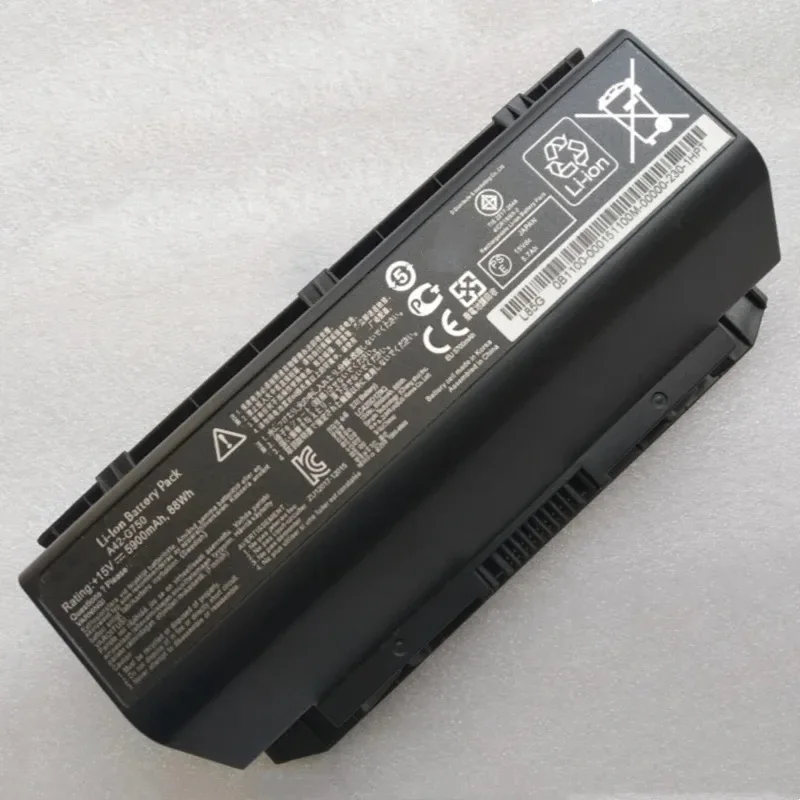 

A42-G750 A42G750 0B110- 00200000 Laptop Battery For Asus ROG G750 G750J G750JH G750JM G750JS G750JW G750JX G750JZ G750JT T4014