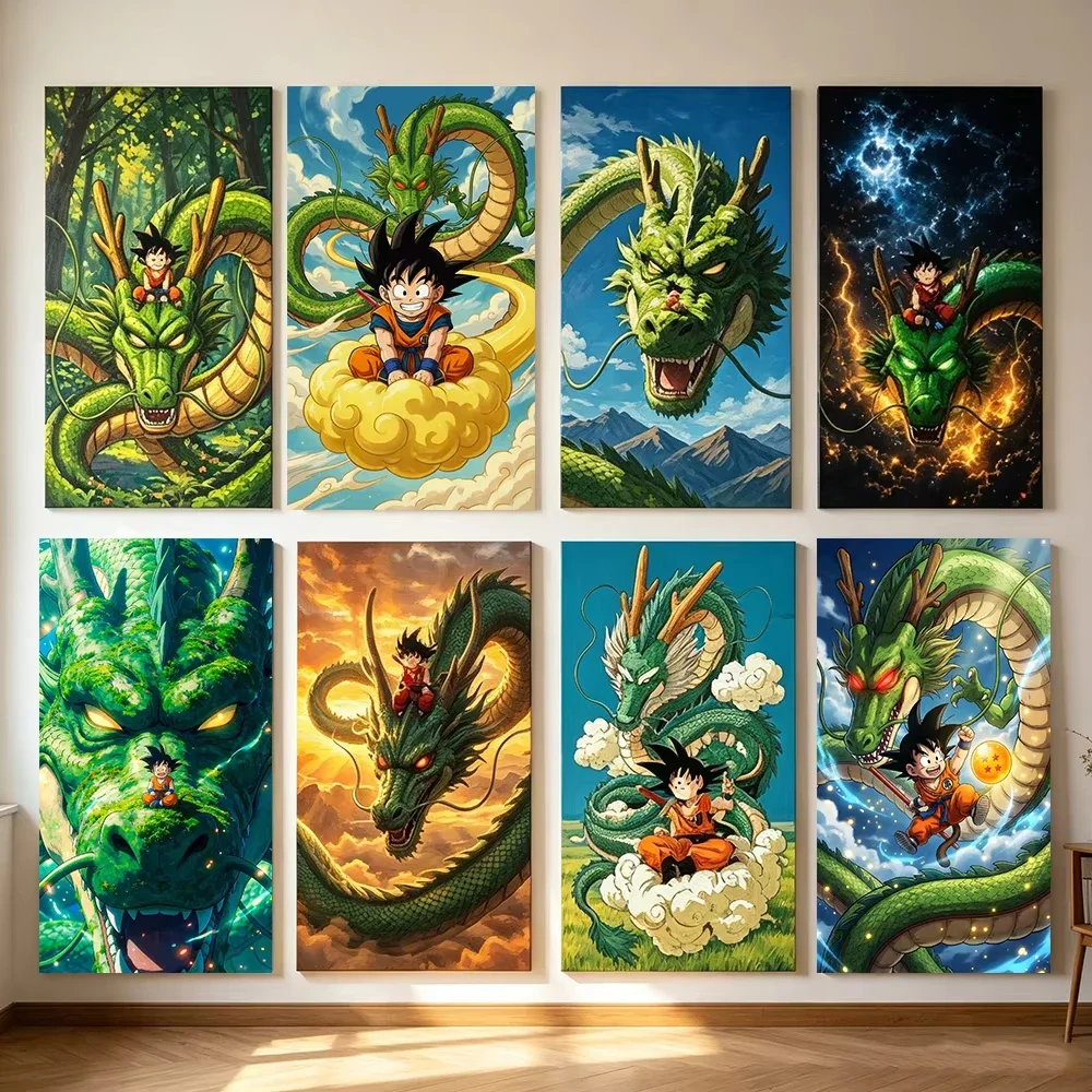 Dragon Ball Anime 5D Full Round Drill Diamond Painting Shenron Mosaic Embroidery Art Home Wall Decor DIY Craft