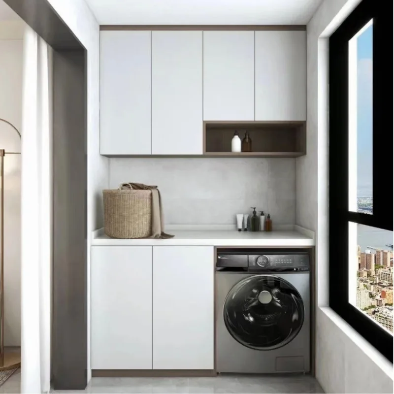 All-aluminum welded whole board balcony cabinet customization, all-aluminum honeycomb board balcony cabinet, all-aluminum balcon