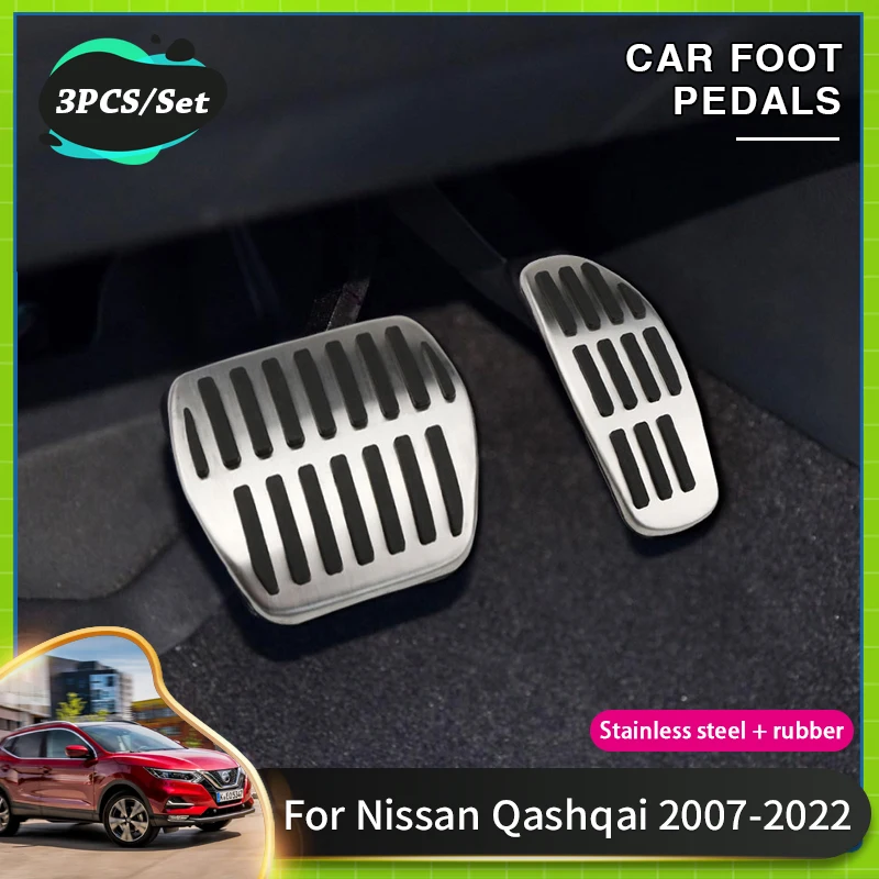 

Car Foot Pedal Pad For Nissan Qashqai J11 Acessories Dualis Rogue Sport J10 J12 2007~2022 Car Brake Clutch Pedal Non Slip Pads