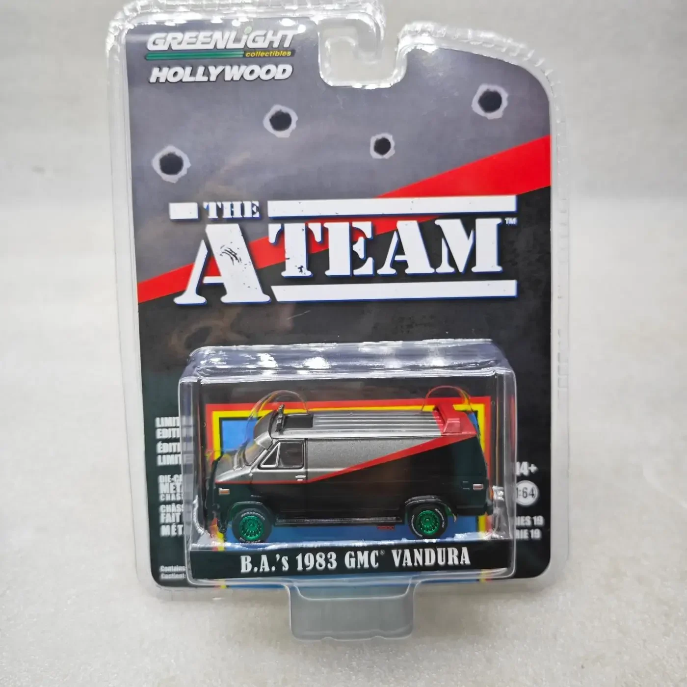 

GreenLight 1:64 1983 GMC Vandura, маленькая модель автомобиля, детская игрушка, коллекция украшений