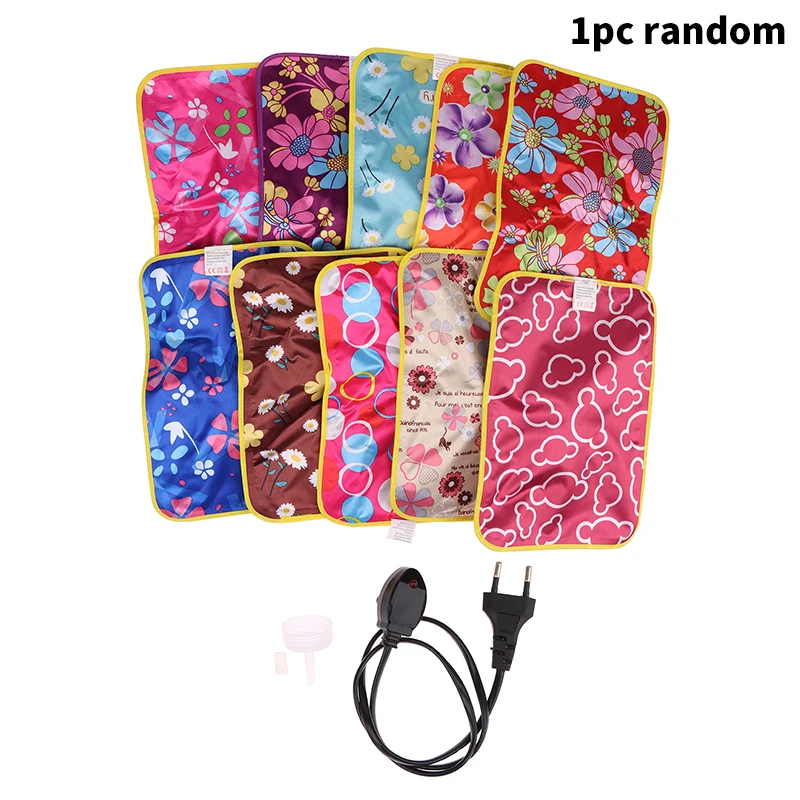 New 1Pc EU/US Rechargeable Electric Water Bottle Hand Warmer Heater Bag For Winter Gifts Winter Hot Water Bottle Random Color
