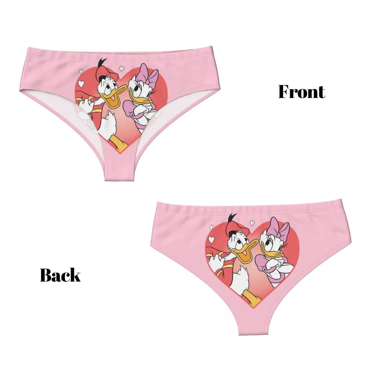 ملابس داخلية نسائية مخصصة جميلة على شكل بطة ديزي ودونالد داك