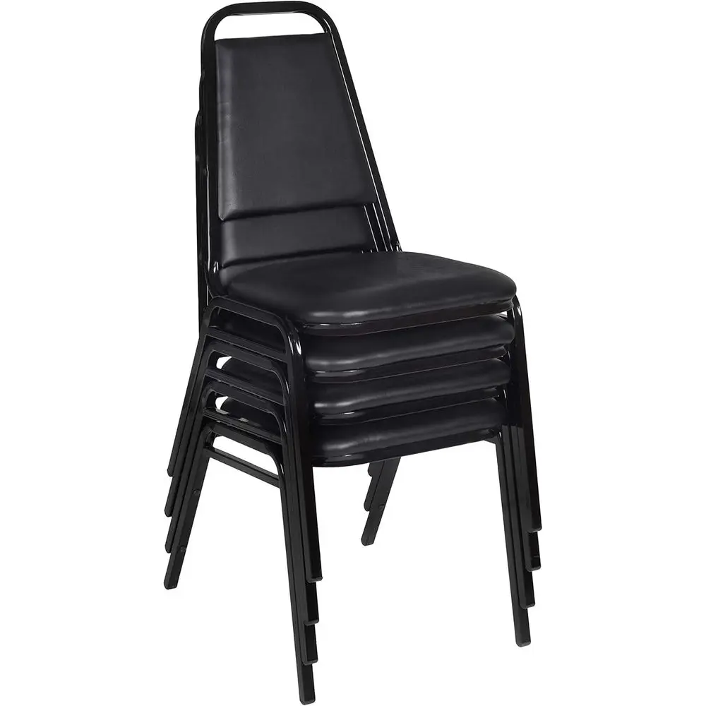 

Мягкий стул для ресторана — прочный виниловый стул для кафе и обеда с металлическим каркасом для столовых комнат, кафетери, Break Ro