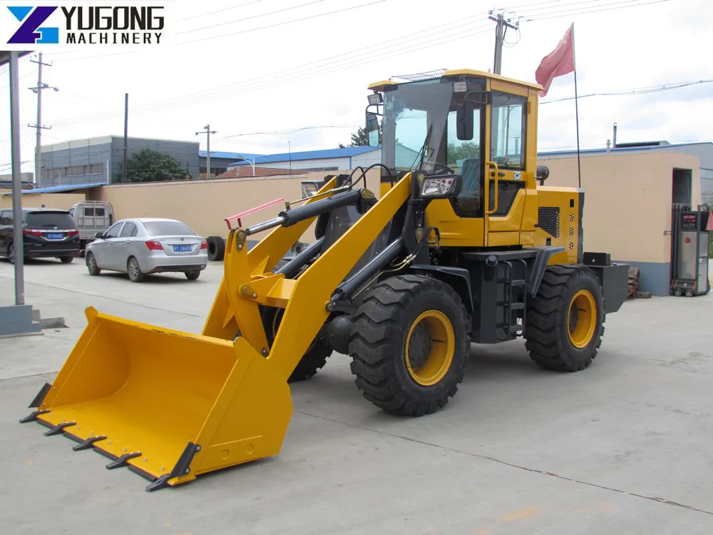 YG Diesel Engine Track Moving Mini Skid Steer Loaders Mini Compact Wheel Excavator Loader Small Tractor Backhoe Loader