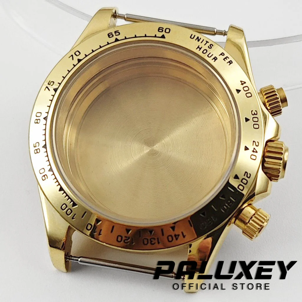 Daytona 40mm VK63 Sapphire Glass Watch Case Ceramic Bezel Men's Watch Accessories Suitable for VK63 VK63A VK64 Quartz Movement image 3