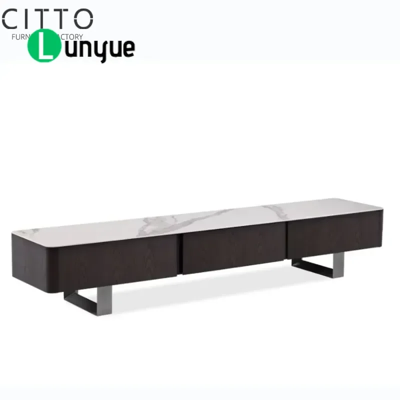 Nordic Light Luxury Modern Simple TV Cabinet Small Apartment Living Room Furniture Panel Storage Home Decor