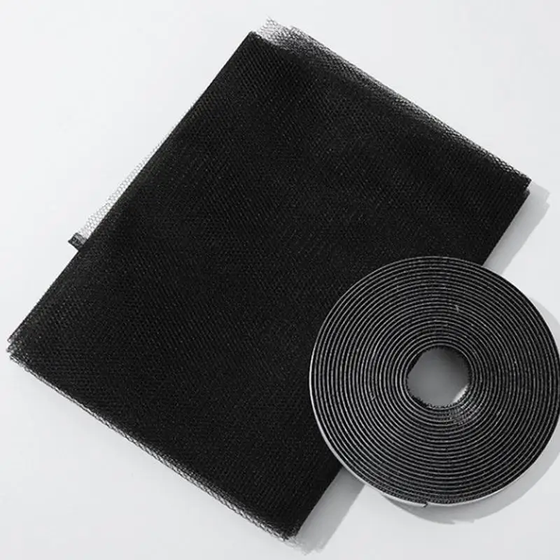 Anti Fly Mosquito Window Net Self-Adhesive DIY Easy Install Fine Mesh for Apartment Bathroom Kitchen Windows