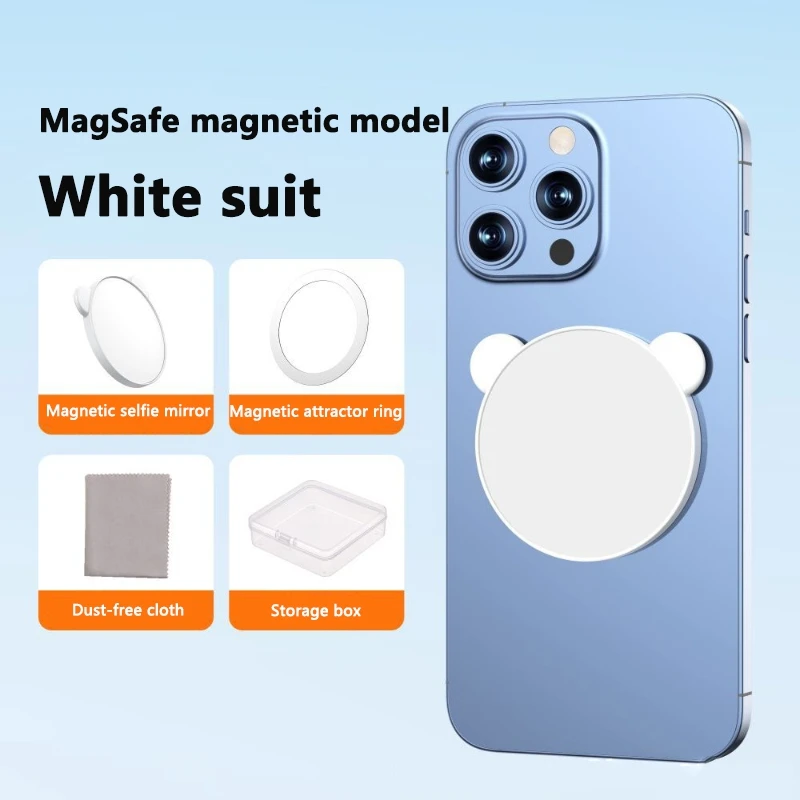 Magsafe 마그네틱 전화 용 Xiaomi Selfie 미러 카메라 Selfie 미러 전화 백 카메라 광각 휴대용 Selfie 미러 키트