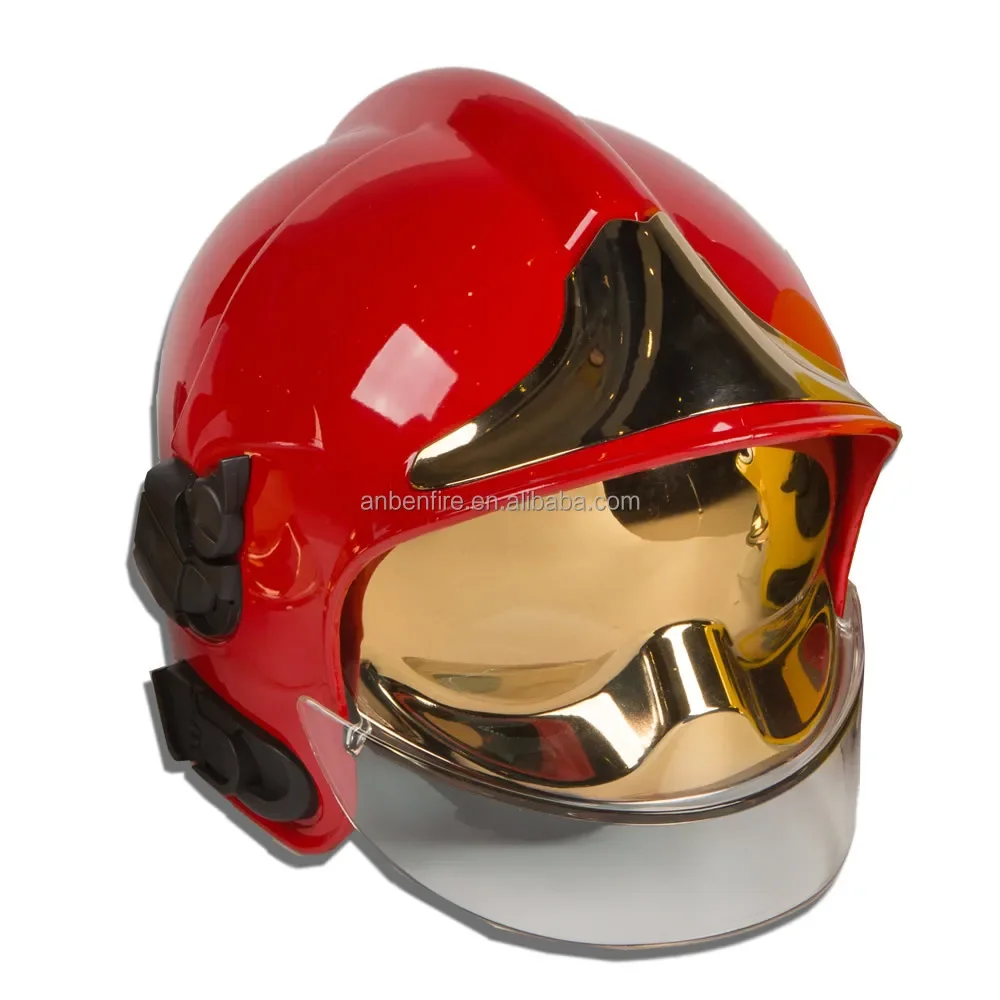 Factory Price Rescue Fire Fighting Protective Flame Retardant Safety Fireman Helmet With Visor