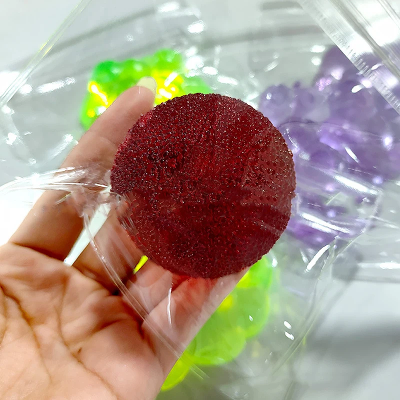 Neue Kristall Trauben Prise Squeeze Spielzeug Simulation Lebensmittel Obst Trauben Dekompression Vent Spielzeug Erwachsene Kinder Stress Relief Sensorischen Spielzeug