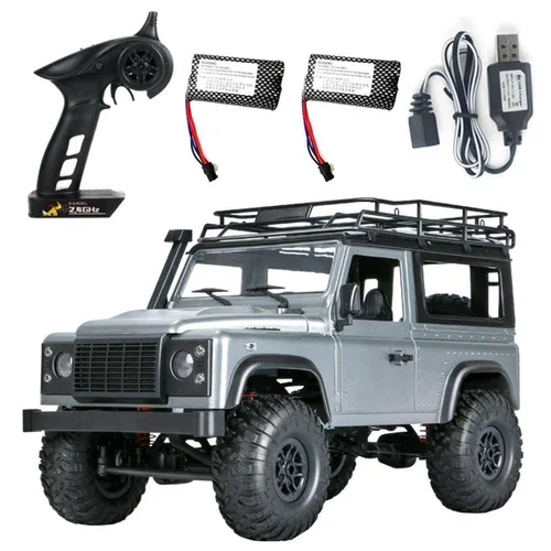 

New MN99S V2 1:12 Scale MN Model RTR RC Car 2.4G 4WD RC Rock Crawler Defender Pickup Remote Control Truck Toys With 2 batteries