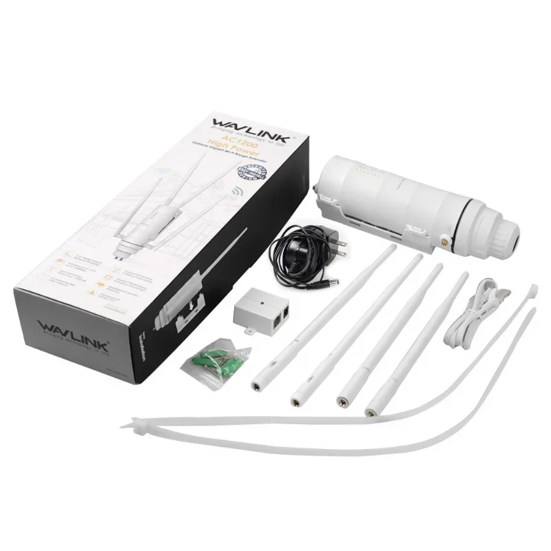 

Wavlink AC1200 Dual-band 2.4GHz 5GHz Wireless AP/Repeater Extender/Router with Dual Giga LAN and High Power Antennas
