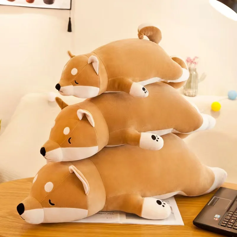 2023 Hot Sale Custom wholesale New Soft Plush toy Pillow Shiba Inu Dog animal stuffed pillow