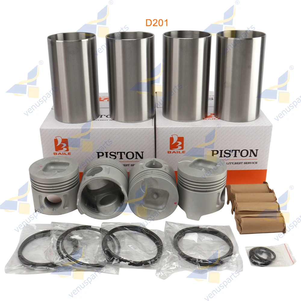 

For ISUZU D201 2.2DI Overhaul Rebuild Kit Piston With Rings Cylinder Liner Engine Parts 8-94105-454-0