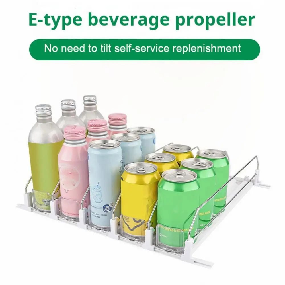 Spring-free Refrigerator Organizer Automatic Soda Dispenser with Capacity Easy Installation Versatile Drink Organizer for Home