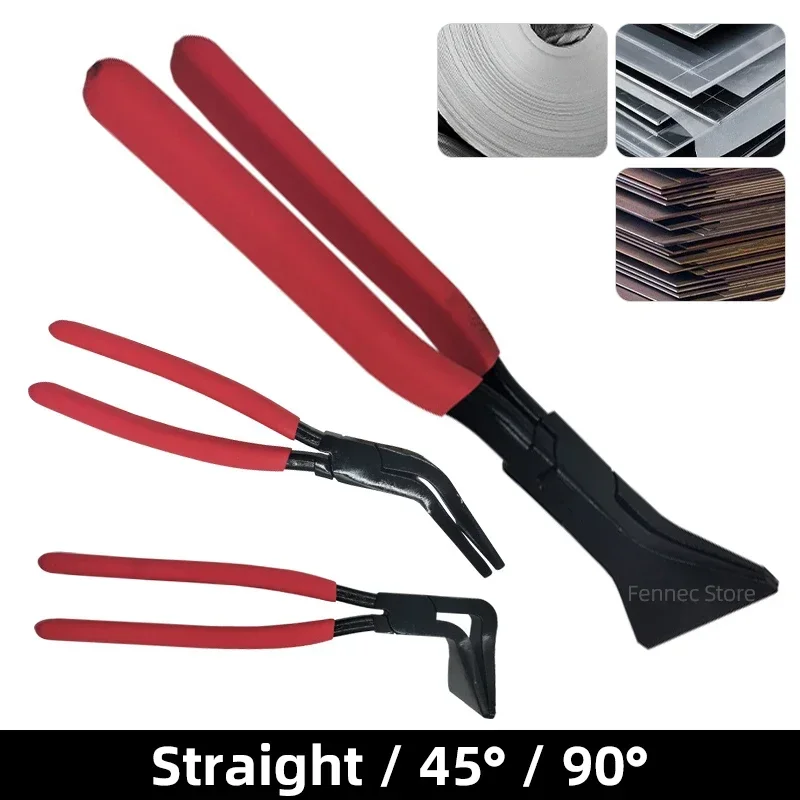 

Hand Seamers Straight 45°/ 90°Metal Bending Pliers Sheet Metal Tools with Non-Slip Grip Anti-rust Manual Edge Sealer