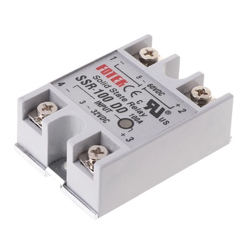2025 New SSR-100 DD Module 100A 3-32V for DC Input 5-60V for DC Output
