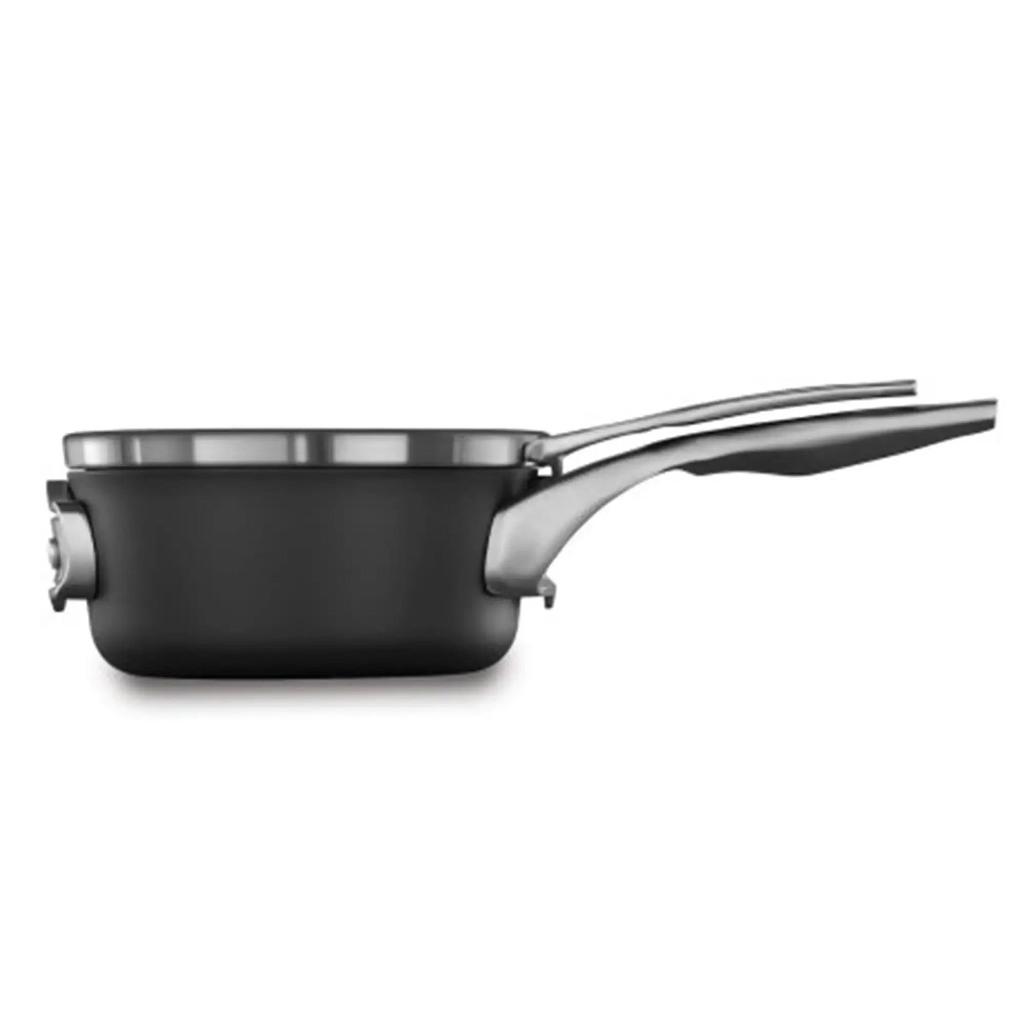 

Space Saving 1.5 Qt Hard Anodized Nonstick Saucepan w/Lid