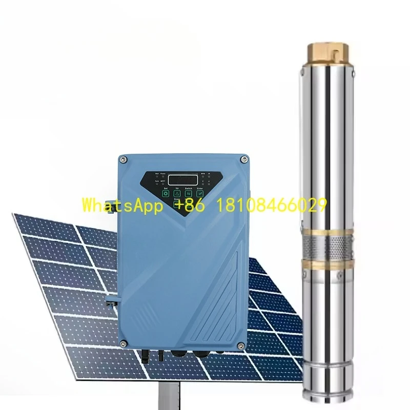 

Pressure Sump Pump OEM Customizable High High Efficiency AC/DC Hybrid Solar Submersible Clean Water Pump High