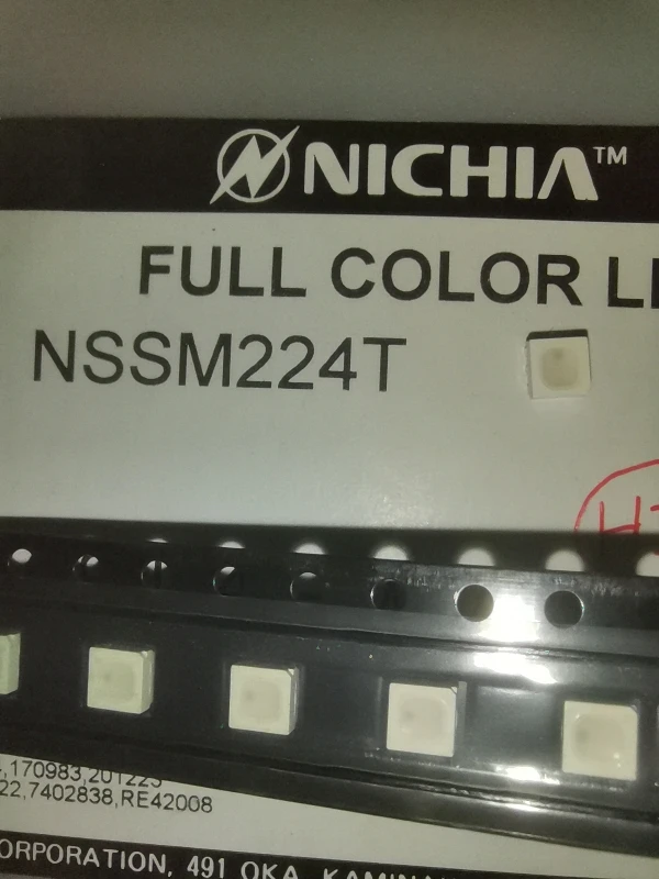 

20Pcs/NSSM224T 3535 Colorful Red Green Blue RGB SMD LED Indicator Beads