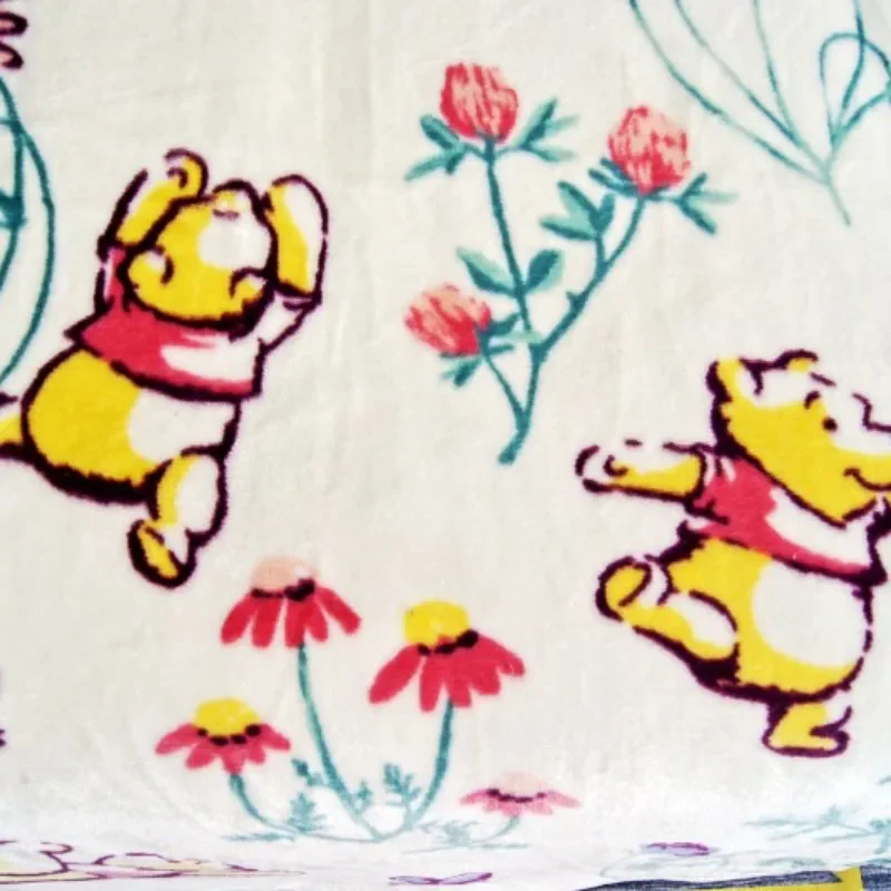 2024 Cartoon Simba Winnie Flannel Blankets Throw Birthday Gift Baby Swaddle Wrap Mini Blanket 70x100cm for Kids Pet