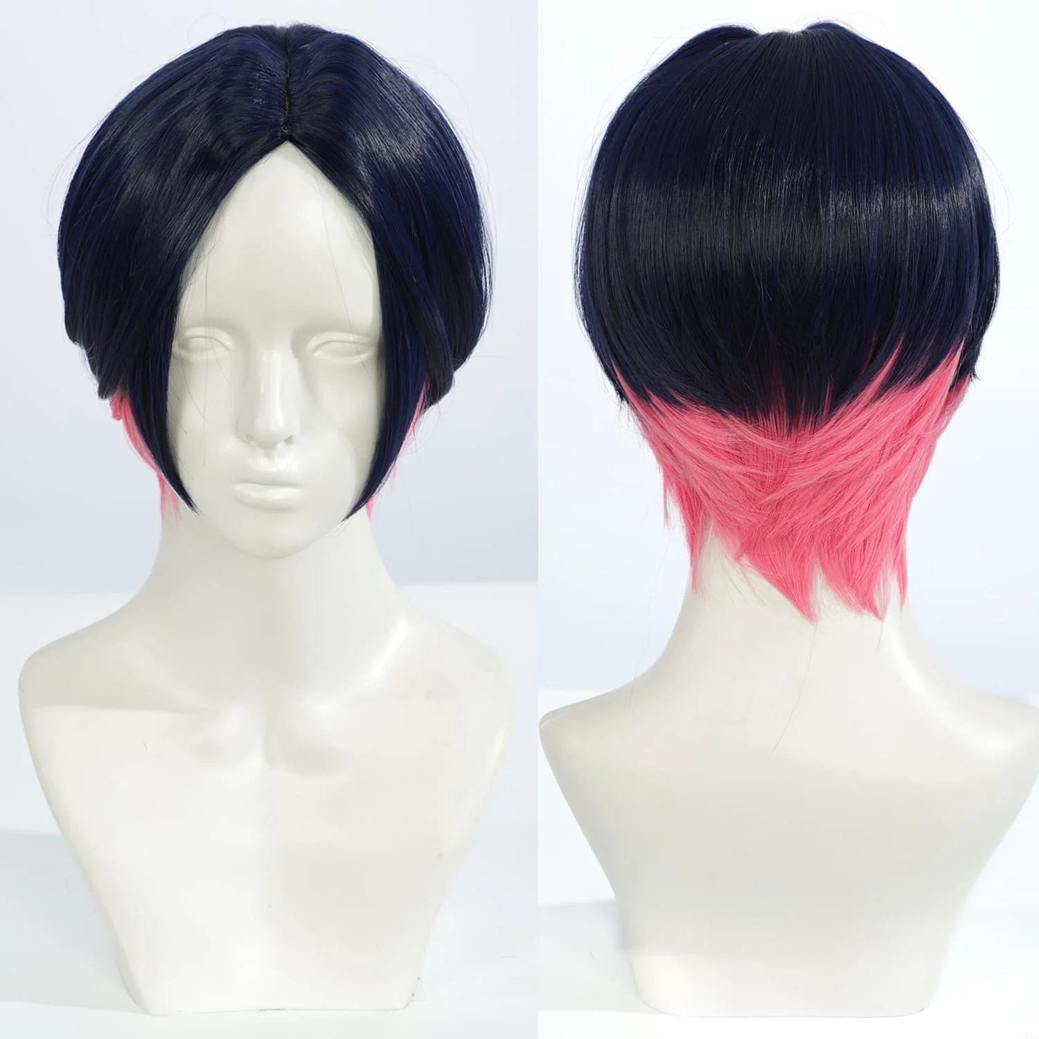 

Cosplay Wig Valorant Anime Wig Clove Short Anime Game Role-Play Wig Female Middle Part Anime Synthetic Wig Anime Game Carnival
