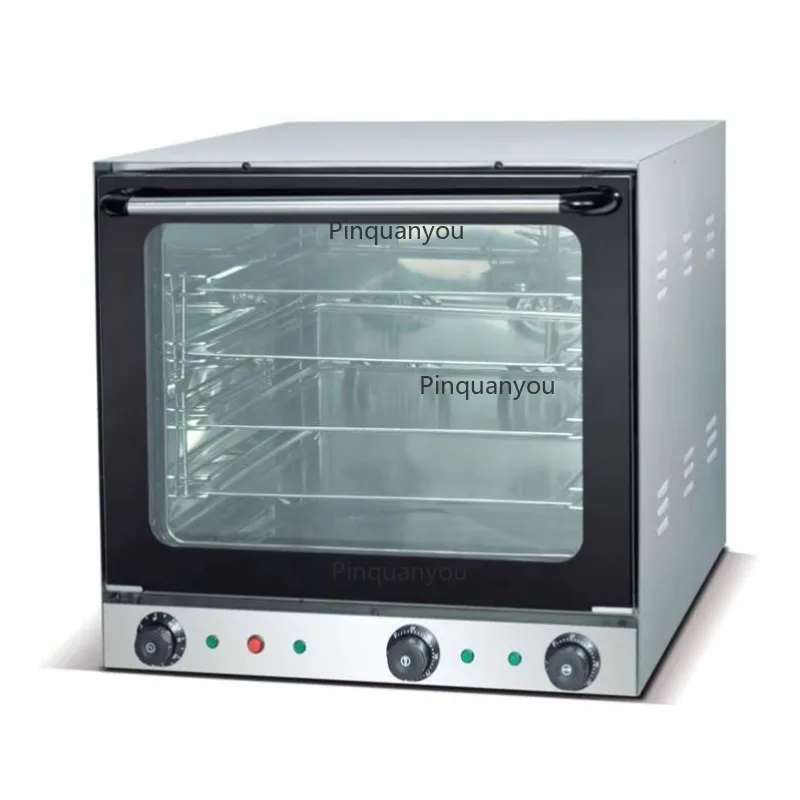 Commercial Convection Oven 4 Trays Bakery Equipment with Steam Function for Pastries Cakes