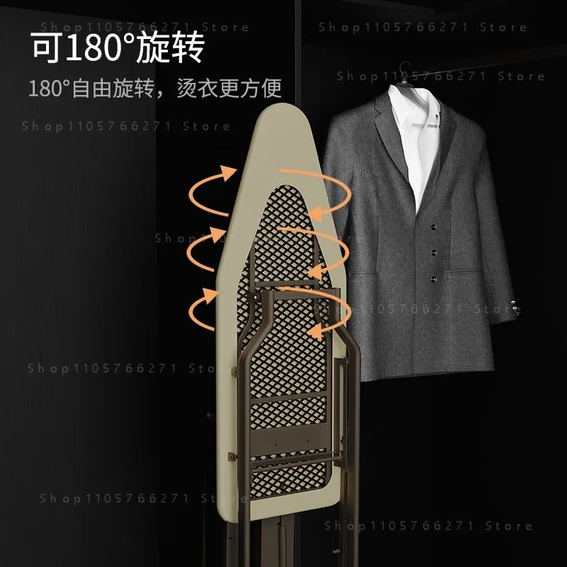 Hidden Pull Out Ironing Board Damping Sliding Closure Garment Cabinet Accessory For Vintage Style Wardrobe Interior Clothing