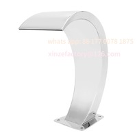 Customizable Steel Arc Design G1 Internal Thread Swimming Pool FountaArc Waterfall Fountain Pool Waterfall Faucet 304 Stainless