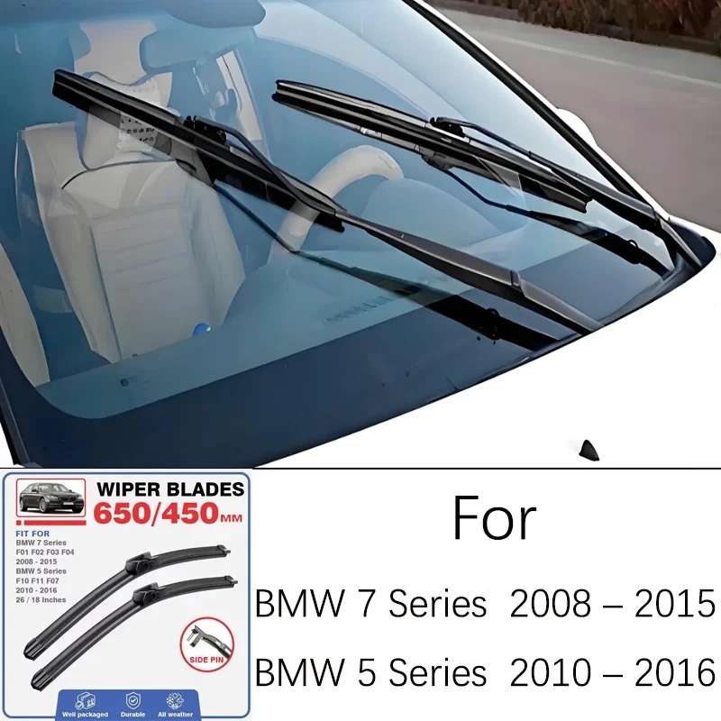 For BMW 7 Series 2008-2015/BMW 5 Series 2010-2016 Windshield Window Brush 26 18 Inches Rubber Front Wiper Blade Accessories