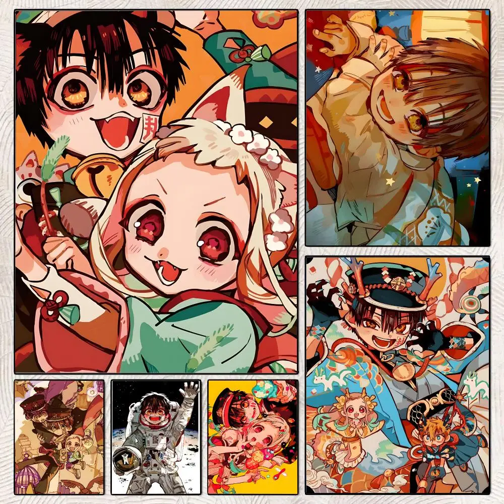 Anime T-Toilet-bound Hanako-kun Poster Poster Decorative Wall Art Stickers Mural For Home Living Room Hallway Decor Gift