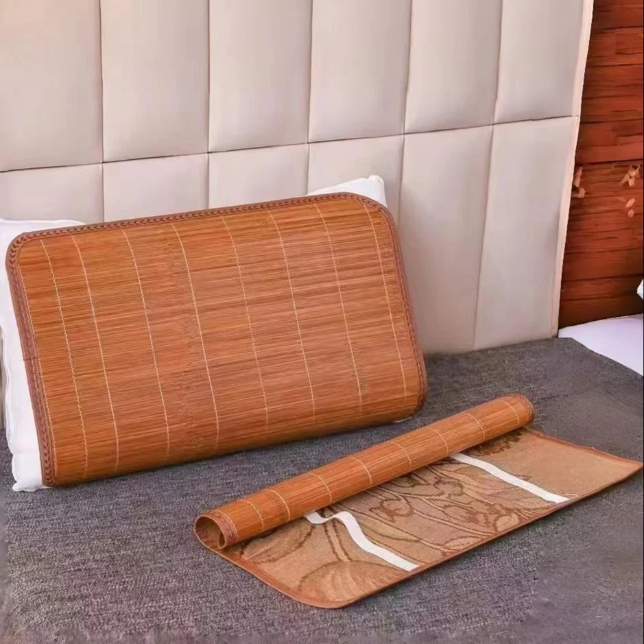 

Охлаждающая наволочка из бамбукового ротанга для одного человека, летняя легкая дышащая пылезащитная постельная белье, аксессуары, чехол из ледяного шелка