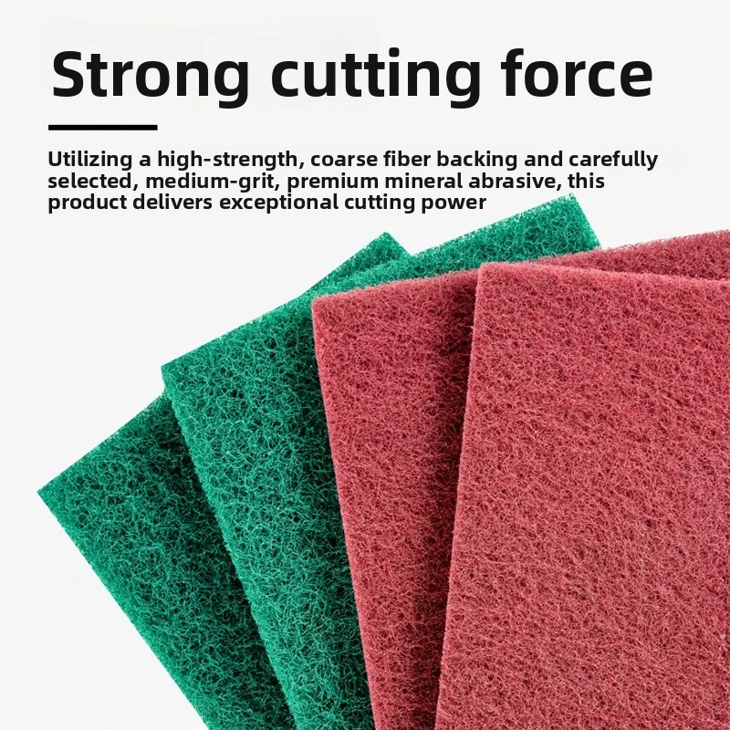

Industrial scouring pad8698Square7447Diamond polishing cloth, nylon stainless steel rust removal and brushing cloth, scouring