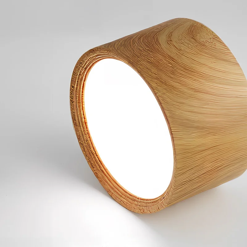 LED Dimming Ceiling Light, Wood Grain Ceiling Light, Ceiling Mounted Lighting, Room Decoration Lighting, Kitchen