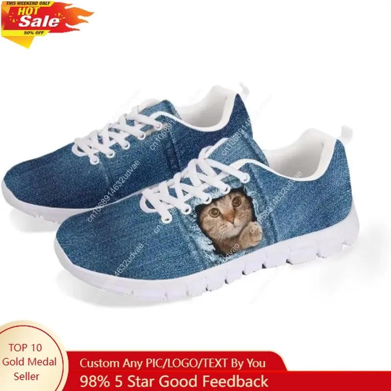 

Women Running Shoes Non Slip Comfortable White Sole Lace Up Lightweight Sneaker