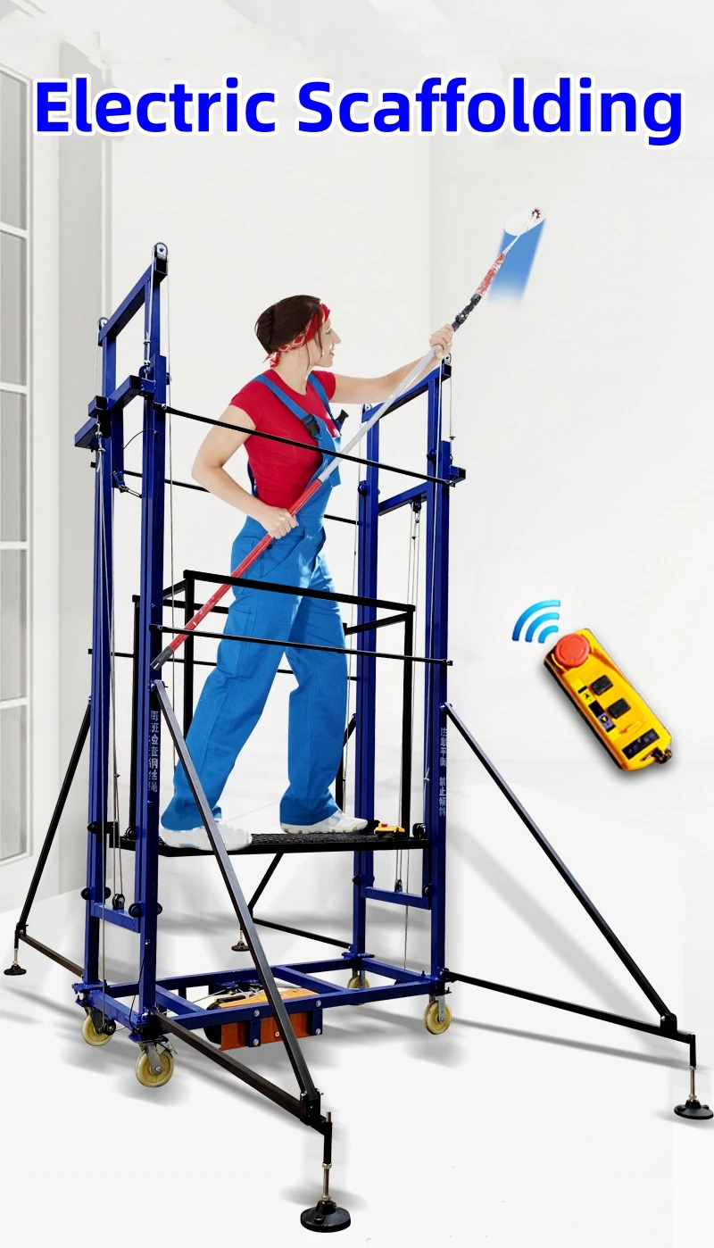 New multi-model electric scaffolding lift mobile electric scaffolding folding