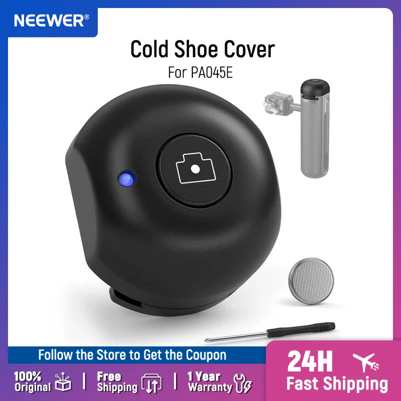 

NEEWER Cold Shoe Cover for PA045E Bluetooth Shutter Side Handle Grip ABS + PC Cold Shoe Protector with Phillips Screwdriver