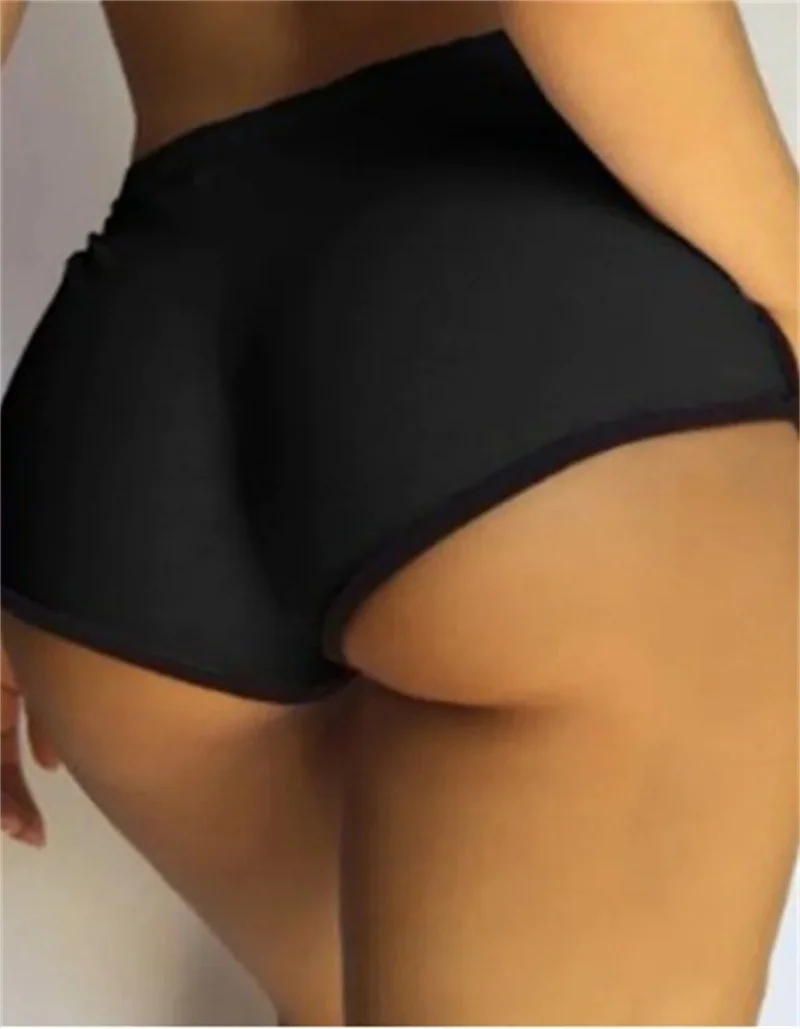 Y2K Vintage Sommer Shorts Hose Elegante Solide Slim Fit High Stretch Gym Laufen Sportwear Kurze Casual Streetwear Hot Girl Hosen – Detail 5