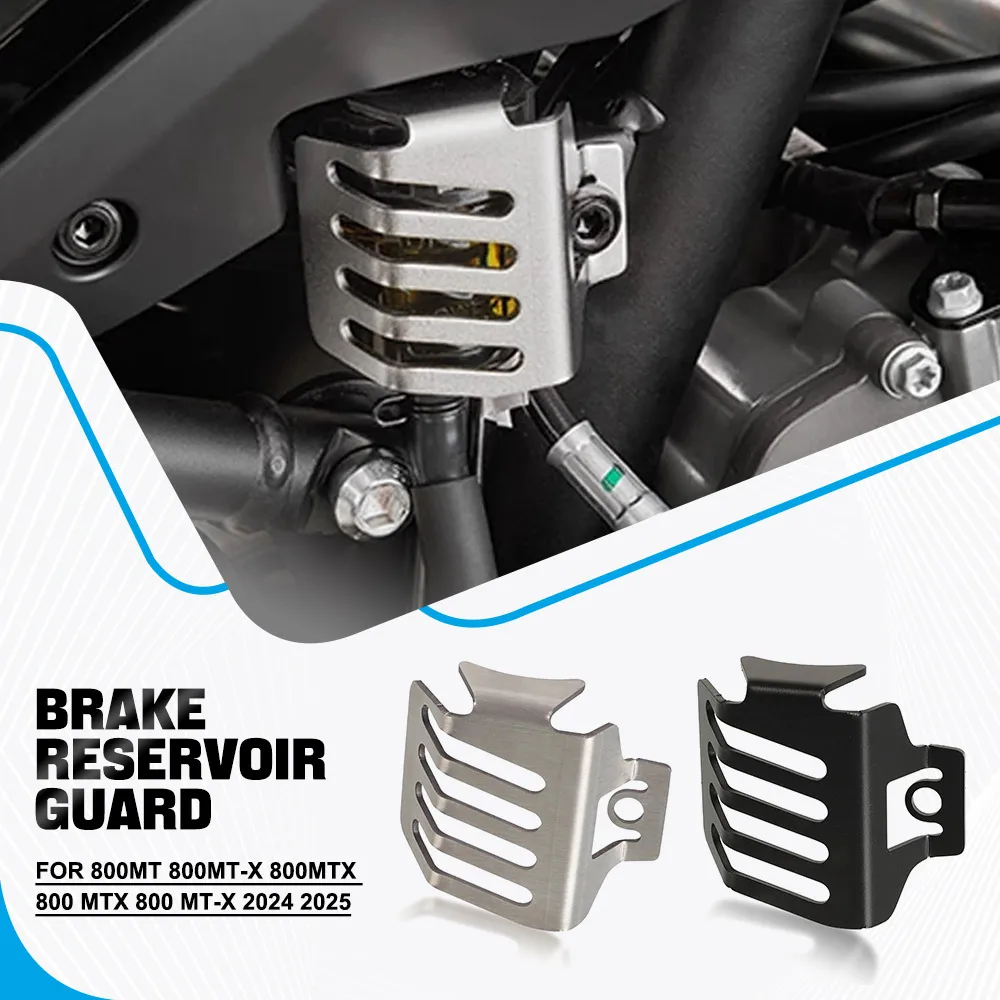 

For CFMOTO 800MT 800MT-X 800MTX 800 MTX 800 MT-X 2024 2025 Motorcycle Rear Brake Pump Fluid Tank Oil Cup Reservoir Guard Cover