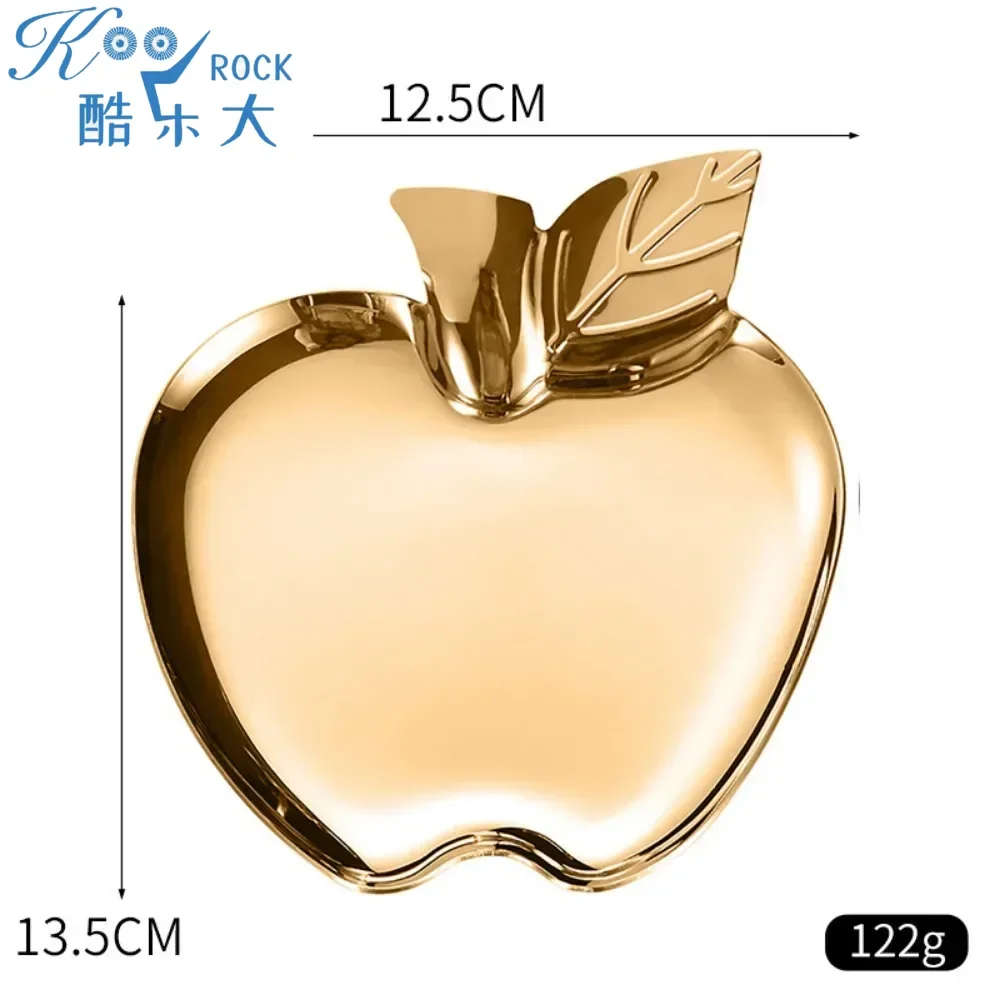 Plato de manzana y miel Rosh Hashanah de acero inoxidable de primera calidad, 12cm, elegante juego de inmersión de miel de Año Nuevo judío para plato de postre festivo